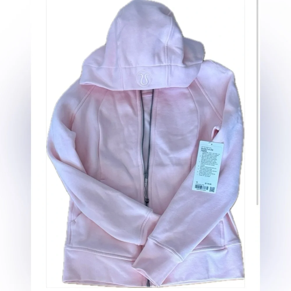 Lululemon Scuba Hoodie in Strawberry Milkshake Size 10 - Picture 3 of 4